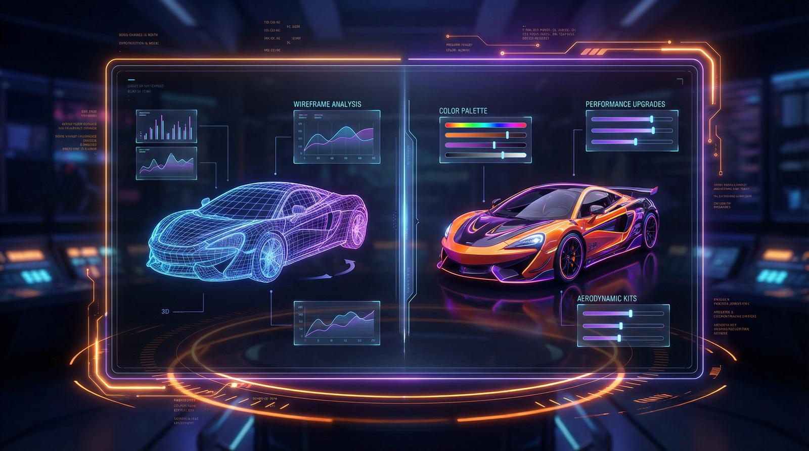 小马拉大车AI改装设计界面